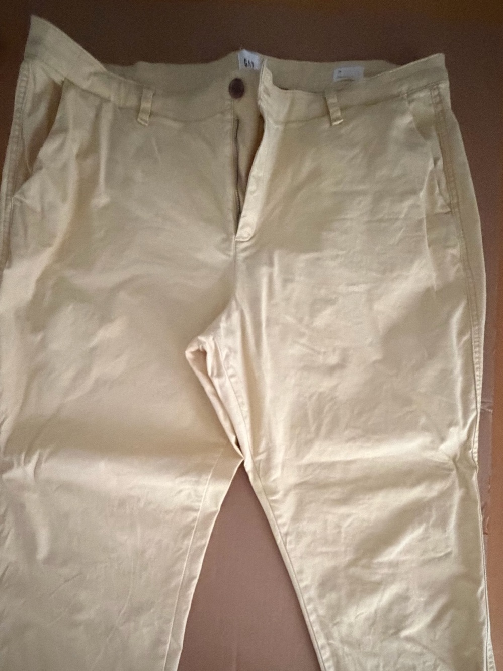 GAP Light Yellow Chino Pants